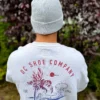 Męska czapka beanie z bawełny logo kolorowe "Jasny szary"