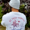 Męska czapka beanie z bawełny logo kolorowe "Jasny szary"