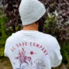 Męska czapka beanie z bawełny logo kolorowe "Jasny szary"