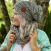 Czapka MERINO oversize THIS IS IT "Szary"
