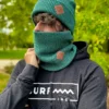 Męski komin zimowy "Zielony"