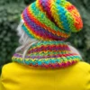 Komin ręcznie robiony "Tęcza"