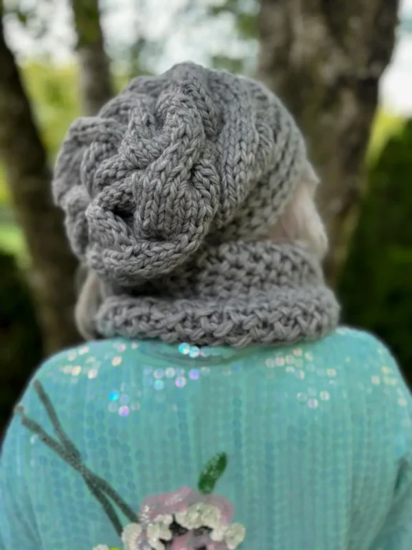 Czapka MERINO oversize THIS IS IT "Szary"