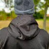 Męska luźna czapka z bawełny logo kolorowe "Ciemny szary"