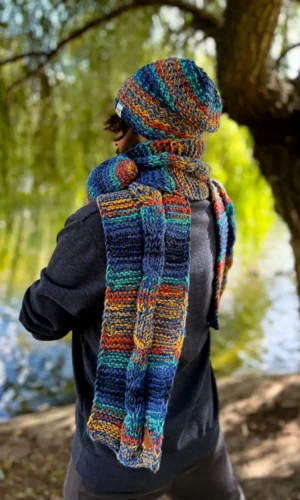 Ciepły_szal_handmade_dla_mężczyzny