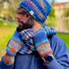 Męska czapka ręcznie robiona EXPLORER "Górski potok"
