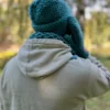 Męska czapka ręcznie robiona EXPLORER ,,Leśny zielony"