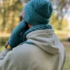 Męska czapka ręcznie robiona EXPLORER ,,Leśny zielony"