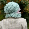 Czapka MERINO oversize THIS IS IT "Jasny Turkus"