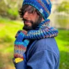 Męska czapka ręcznie robiona EXPLORER "Górski potok"