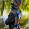 Męska czapka zimowa slouchy NEVERLAND "Górski potok"