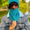 Męski komin na szyję "Turkus"