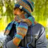 Męska czapka zimowa slouchy NEVERLAND "Górski potok"