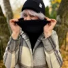 Bawełniany mały komin "Czarny”