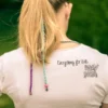 T-shirt dla dziecka z napisem Here comes trouble