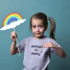 Bawełniana koszulka dla dziecka Addicted to Mommy