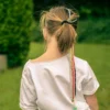 Koszulka dla dziecka biała "Bron to: eat play trouble"