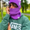 Męska czapka beanie logo kolor "Fiolet"