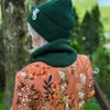 Bawełniany mały komin "Zielony"