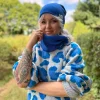 Damski komin materiałowy "Niebieski"