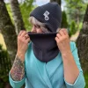 Bawełniana bandana zimowa "Ciemny szary"