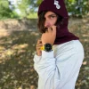 Męski bawełniany komin "Bordo"