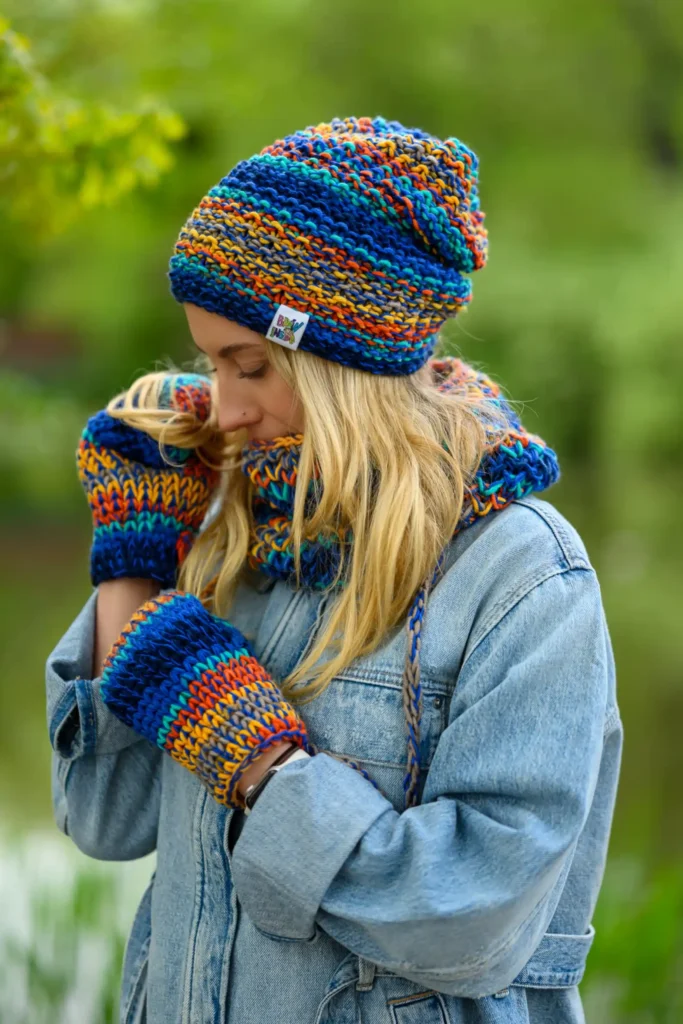 komplet handmade na zimę