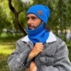 Męski zimowy BUFF "Niebieski"