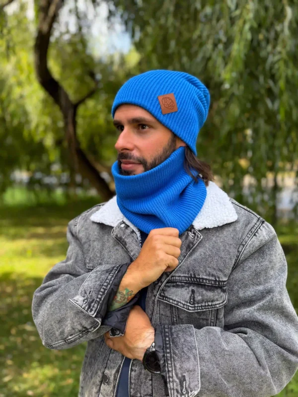 Męski zimowy BUFF "Niebieski"