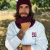 Męski bawełniany komin "Bordo"