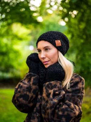 Czapka MERINO Explorer "Czarny"