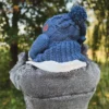 Męska czapka MERINO Euforia "Ciemny niebieski"