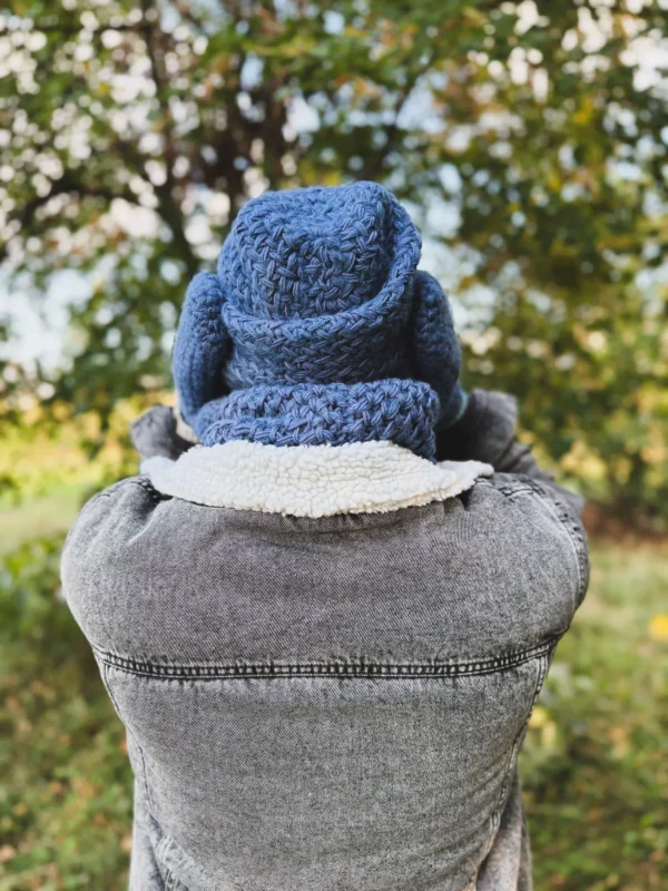 Męska czapka MERINO Explorer "Ciemny niebieski"