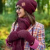 Czapka MERINO Explorer "Bordo"