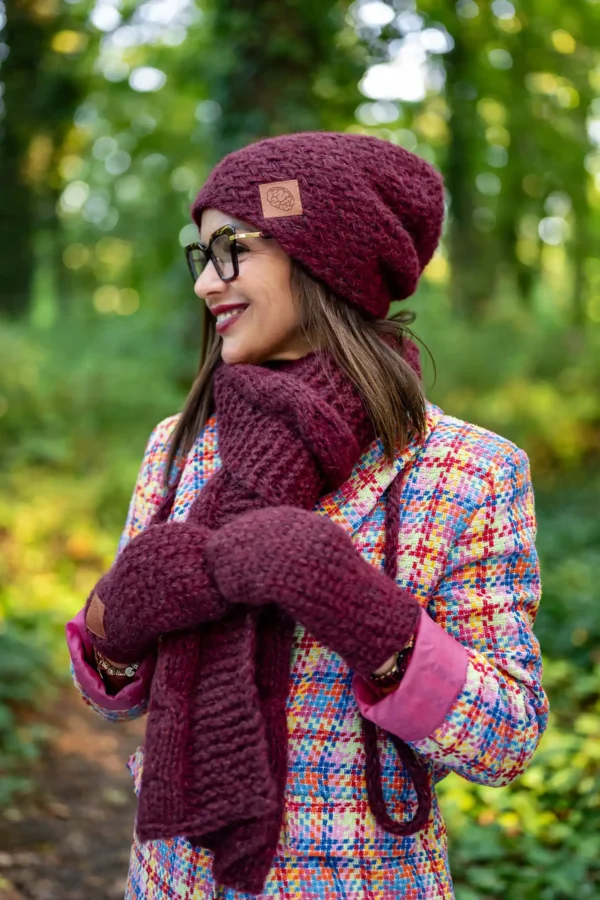 Czapka MERINO Explorer "Bordo"