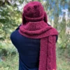Męska czapka MERINO Explorer "Bordo"