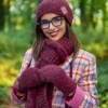 Rękawiczki MERINO "Bordo"