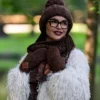 Czapka MERINO Euforia "Brązowy"
