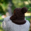 Czapka MERINO Euforia "Brązowy"