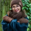 Komin MERINO "Brązowy"