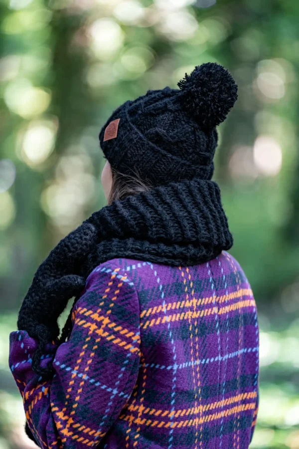 Czapka MERINO Euforia "Czarny"