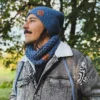 Męska czapka MERINO Explorer "Ciemny niebieski"