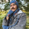 Męska czapka MERINO Explorer "Ciemny niebieski"