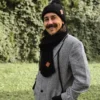 Męska czapka MERINO Euforia "Czarny"