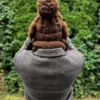 Męska czapka MERINO Euforia "Brąz"