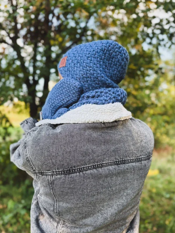 Męska czapka MERINO Explorer "Ciemny niebieski"