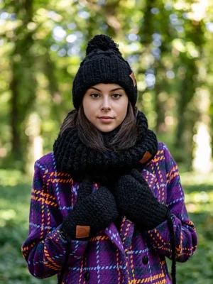 Komin MERINO "Czarny"