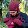 Męska czapka MERINO Explorer "Bordo"