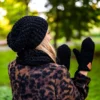 Czapka MERINO Neverland "Czarny" + podszewka JEDWAB
