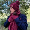 Męska czapka MERINO Euforia "Bordo"